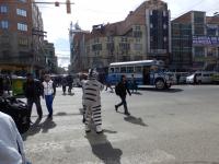 Die „Zebras“ in La Paz: Unterwegs mit urbanen Verkehrserziehern in Bolivien