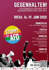 radiotipi VIELFÄLTIGE PROTESTE GEGEN DEN AFD-BUNDESPARTEITAG IN RIESA