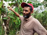 Führung durch eine Ansiedlung der Landlosenbewegung MST in Brasilien mit Waldir