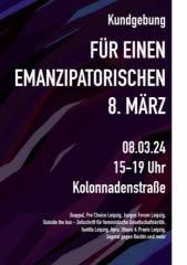 8M24 - Für einen emanzipatorischen 8. März - Interview mit Kundgebungsorganisator:innen in Leipzig