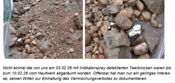 Eine toxische Zeitbombe aus PAK-Haltigen Teer unter den Strassen in Deutschland 